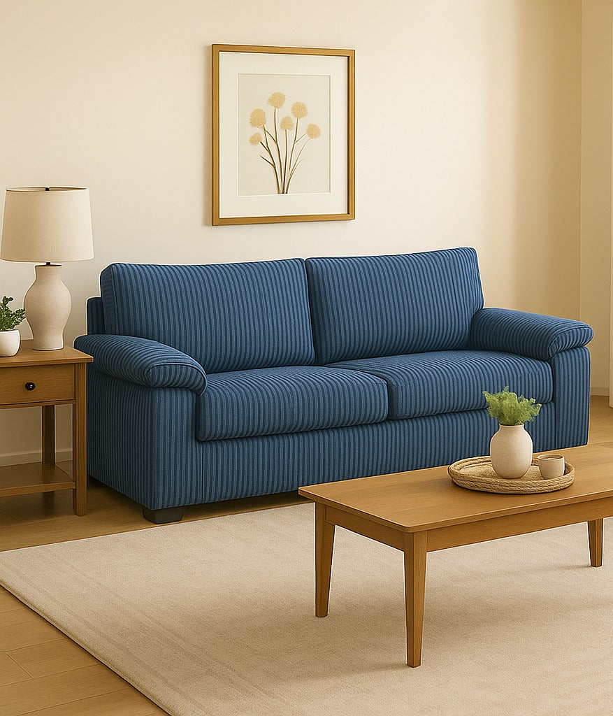 Riva Cord Sofa Brand New Black, Grey, Cream, Beige, Brown 3+2 Seater | Stylish Living Room Furniture