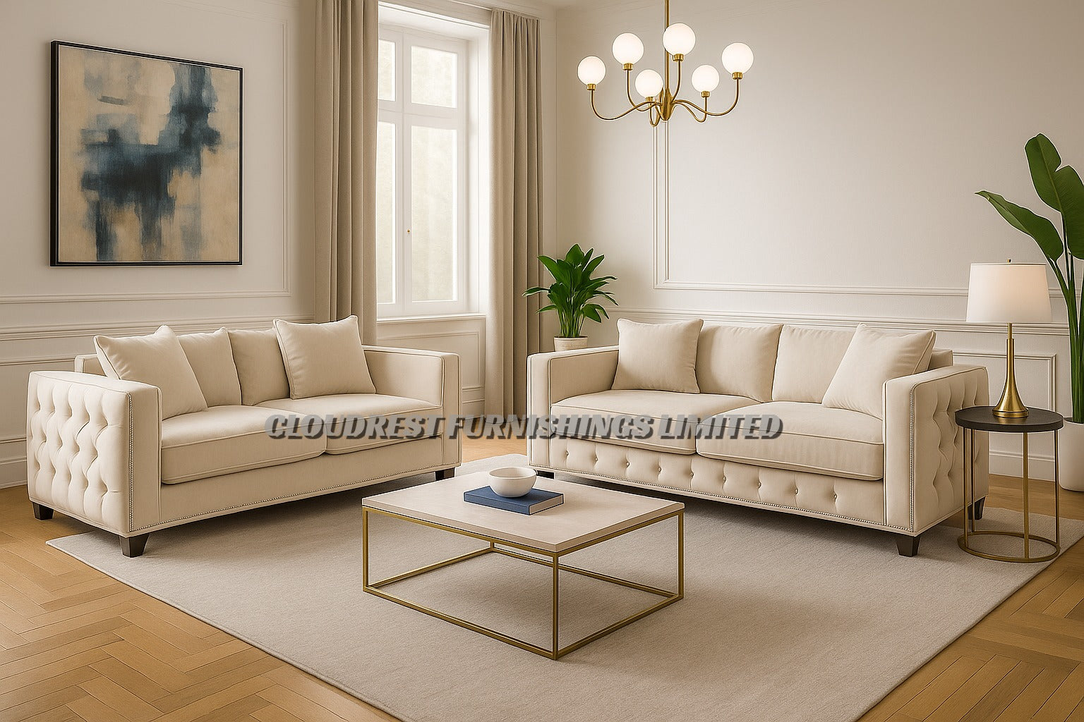 Maya Sofa Brand New Black, Grey, Cream, Navy Blue, Beige 3+2 Stylish Living Room Furniture