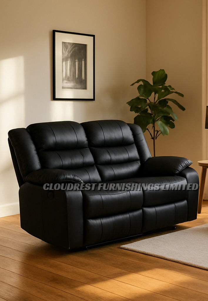 Roma Recliner Sofa Brand New Black, Grey, Brown 3+2 Or Corner Stylish Living Room Furniture