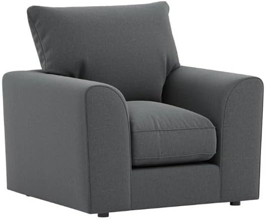 Grey Modular Sofa Set with Footstool for Lounge and Living Room