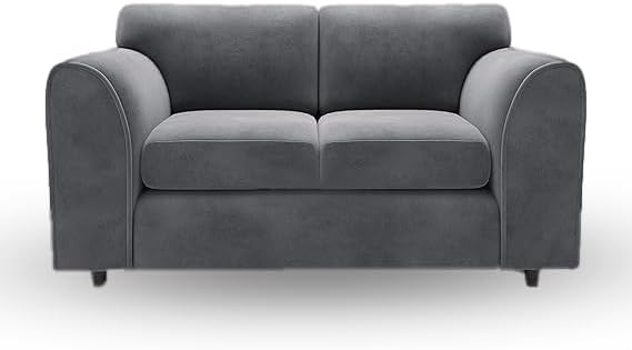 High Back Charcoal Grey 3+2 Seater Sofa Set for Lounges