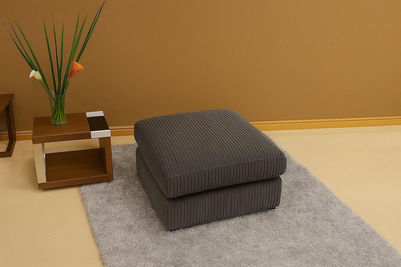 Dylan Jumbo Cord Sofa Brand New Grey, Black, Beige, Cream, Blue 3+2 Seater | Stylish Living Room Furniture