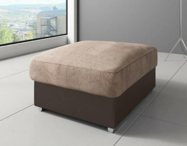 Shannon Chenille 3+2 Seater Sofa Set (Brown & Beige)