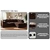 Brown Jumbo Cord Sofa Suite – Spacious L Shape Living Room Couch