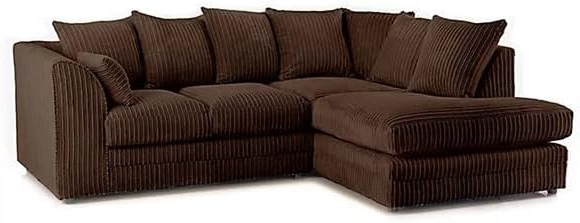 Dylan jumbo cord L shape 4 seater sofa