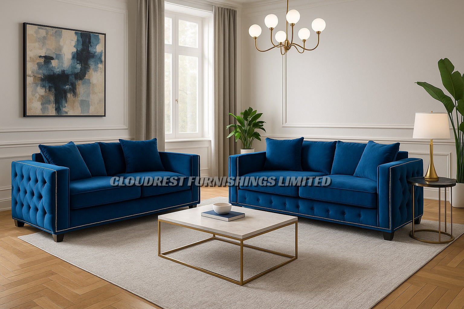 Maya Sofa Brand New Black, Grey, Cream, Navy Blue, Beige 3+2 Stylish Living Room Furniture