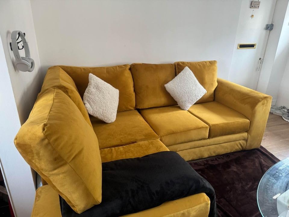 Contemporary Upholstered L Shape Sofa Set for Modern Living Spaces