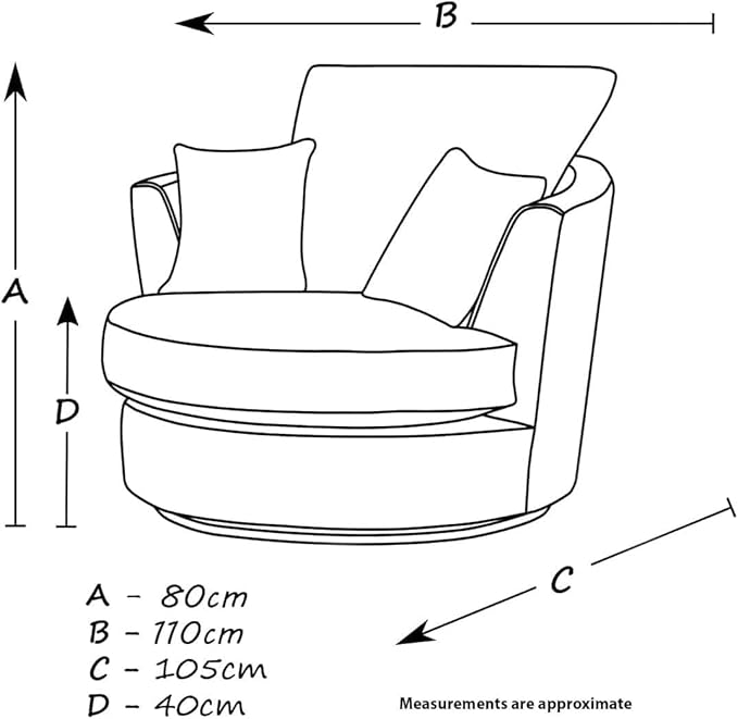 Dylan Plush Velvet L Shape 4 Seater Corner Sofa (Cream)