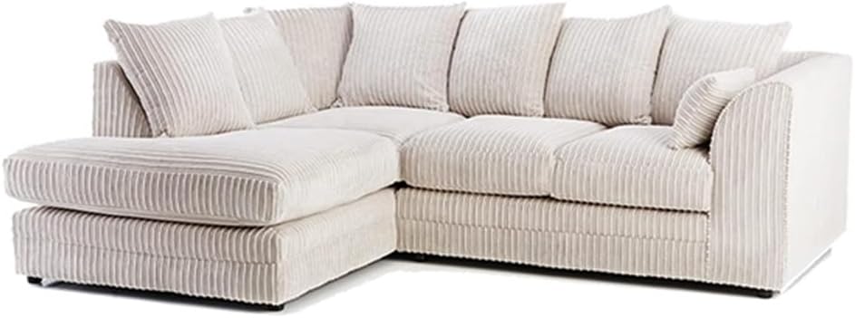 Dylan Jumbo Cord L shape 4 seater sofa