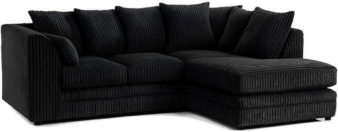 Dylan Jumbo Cord L shape 4 seater sofa