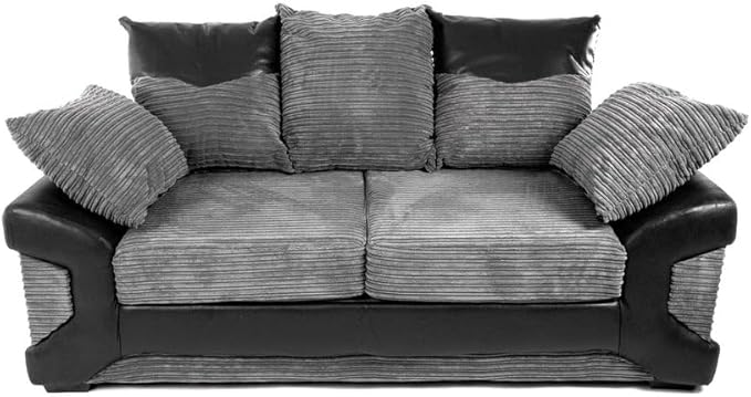 3+2 Seater Suites Jumbo Cord Scatter Back Corner Sofa