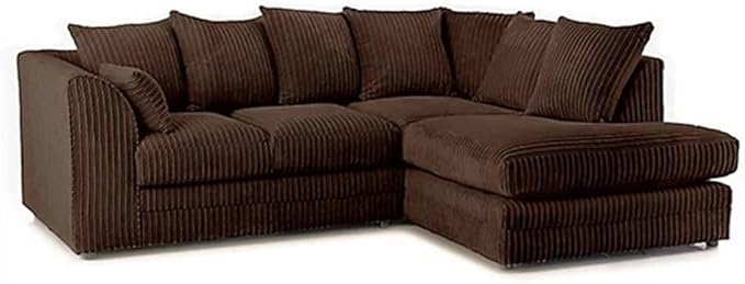 Dylan Jumbo Cord L shape 4 seater sofa