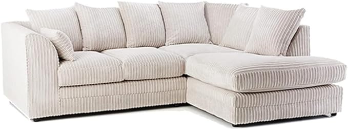 Dylan Jumbo Cord L shape 4 seater sofa