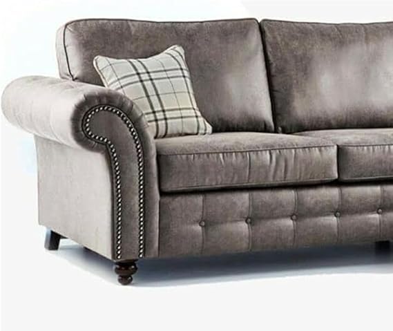 Oakland Chesterfield Style 5 Seater Corner Sofa for Family Homes