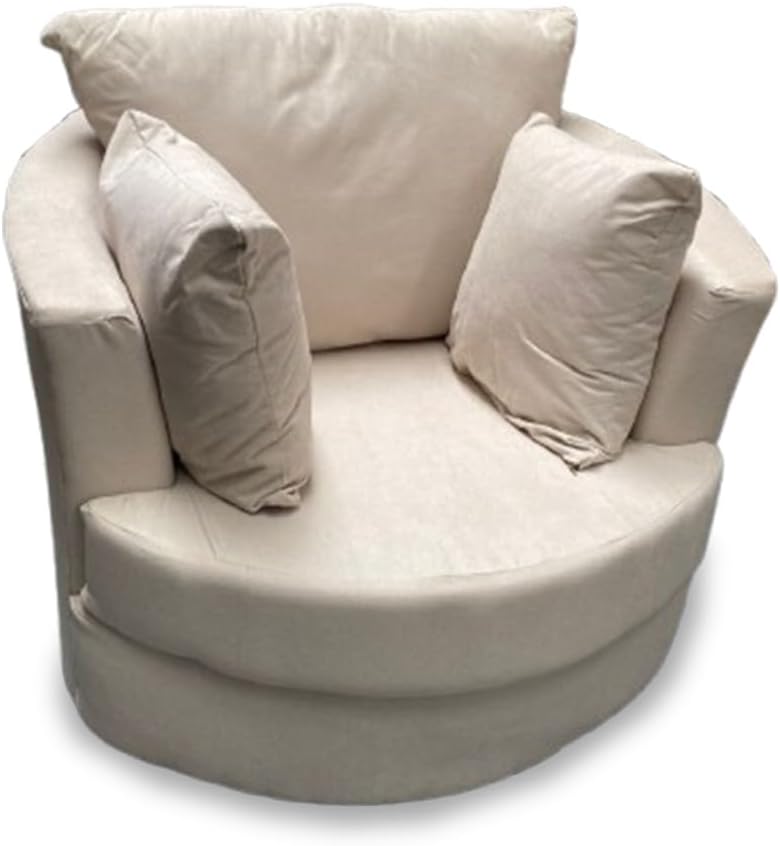 Dylan Plush Velvet L Shape 4 Seater Corner Sofa (Cream)