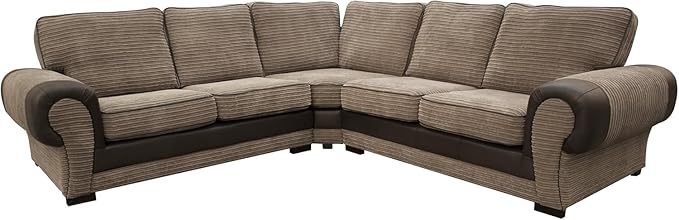 Tango L Shape Corner Sofa – 5 Seater Jumbo Cord Suite