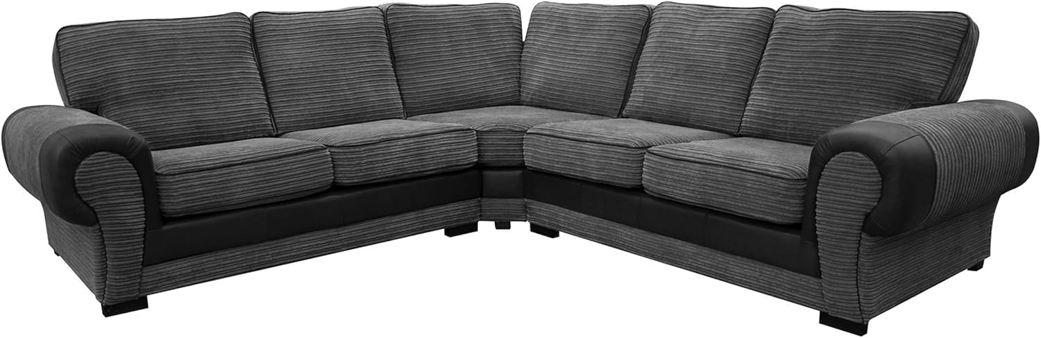 Tango Jumbo Cord 2C2 Corner Sofa 5 Seater High Back Suite