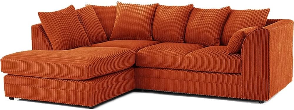 Dylan Jumbo Cord L shape 4 seater sofa