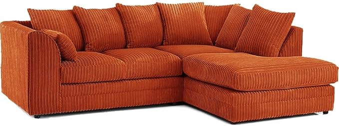 Dylan Jumbo Cord L shape 4 seater sofa