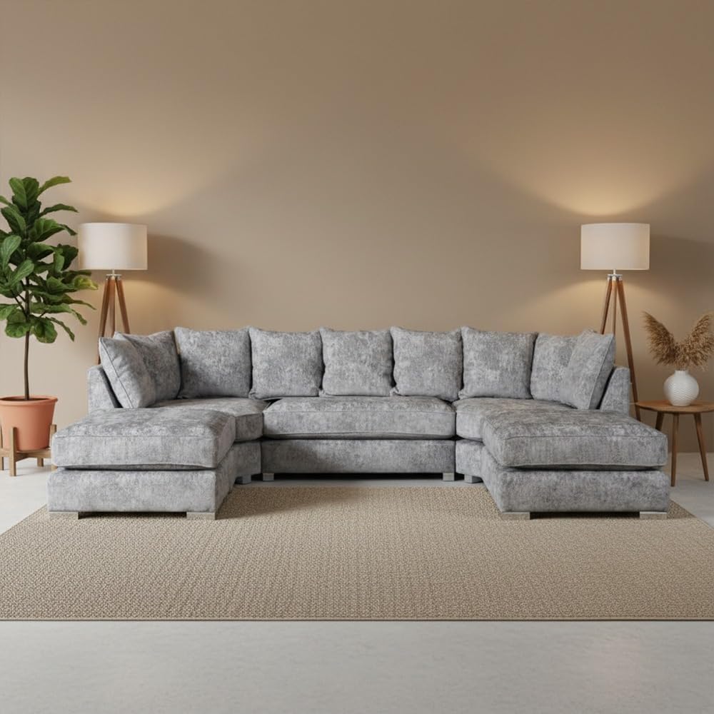 BIshop U Shaped Alaska 6 Seater Sectional Sofa