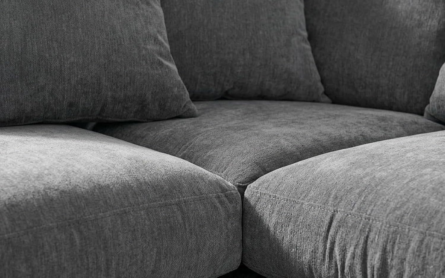 Dylan Kingstone Grey L shape 4 seater Corner sofa