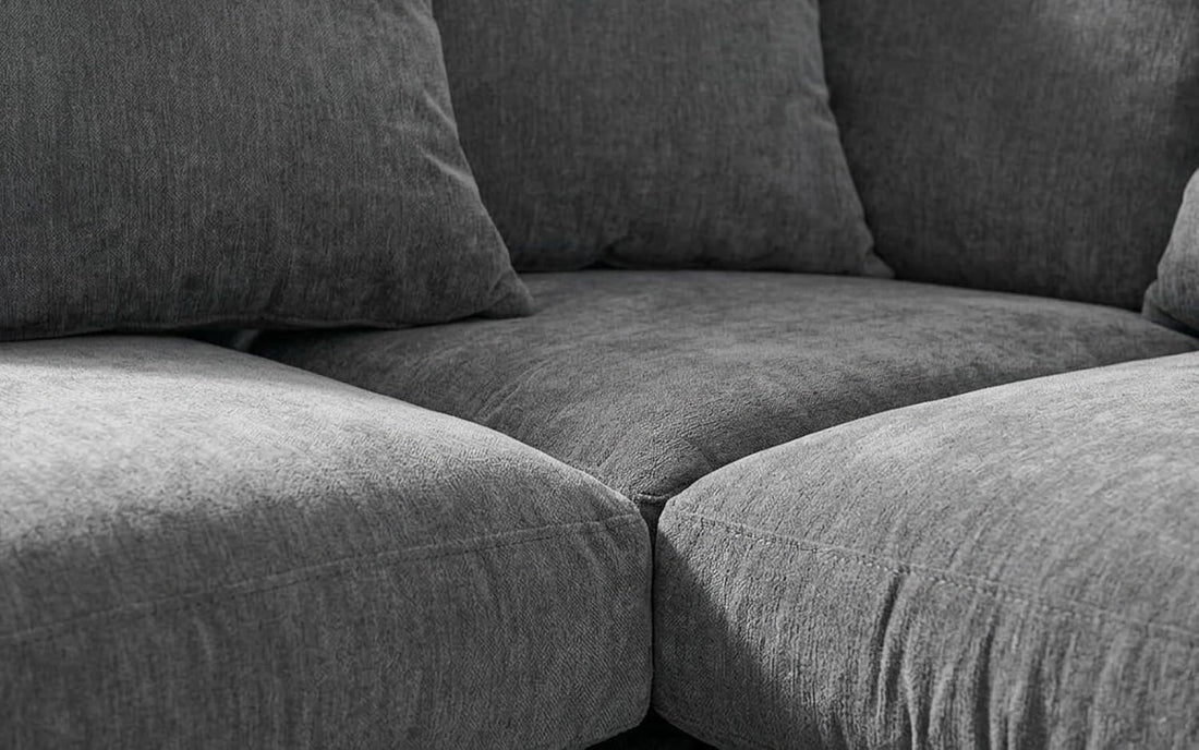 Dylan Kingstone Grey L shape 4 seater Corner sofa