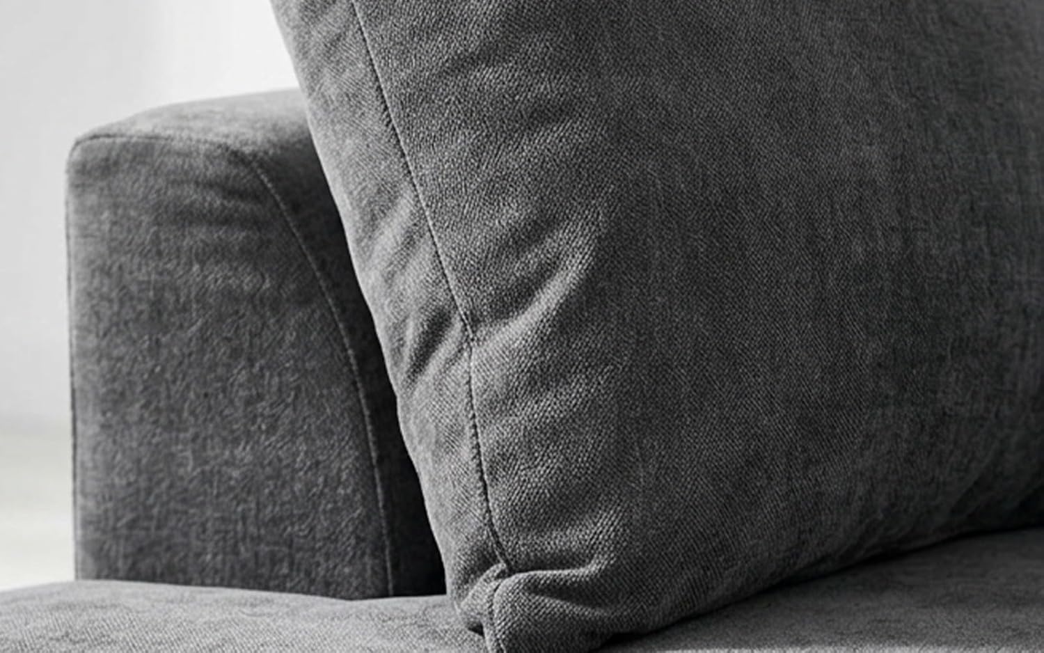 Dylan Kingstone Grey L shape 4 seater Corner sofa
