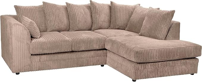 Dylan Jumbo Cord L shape 4 seater sofa