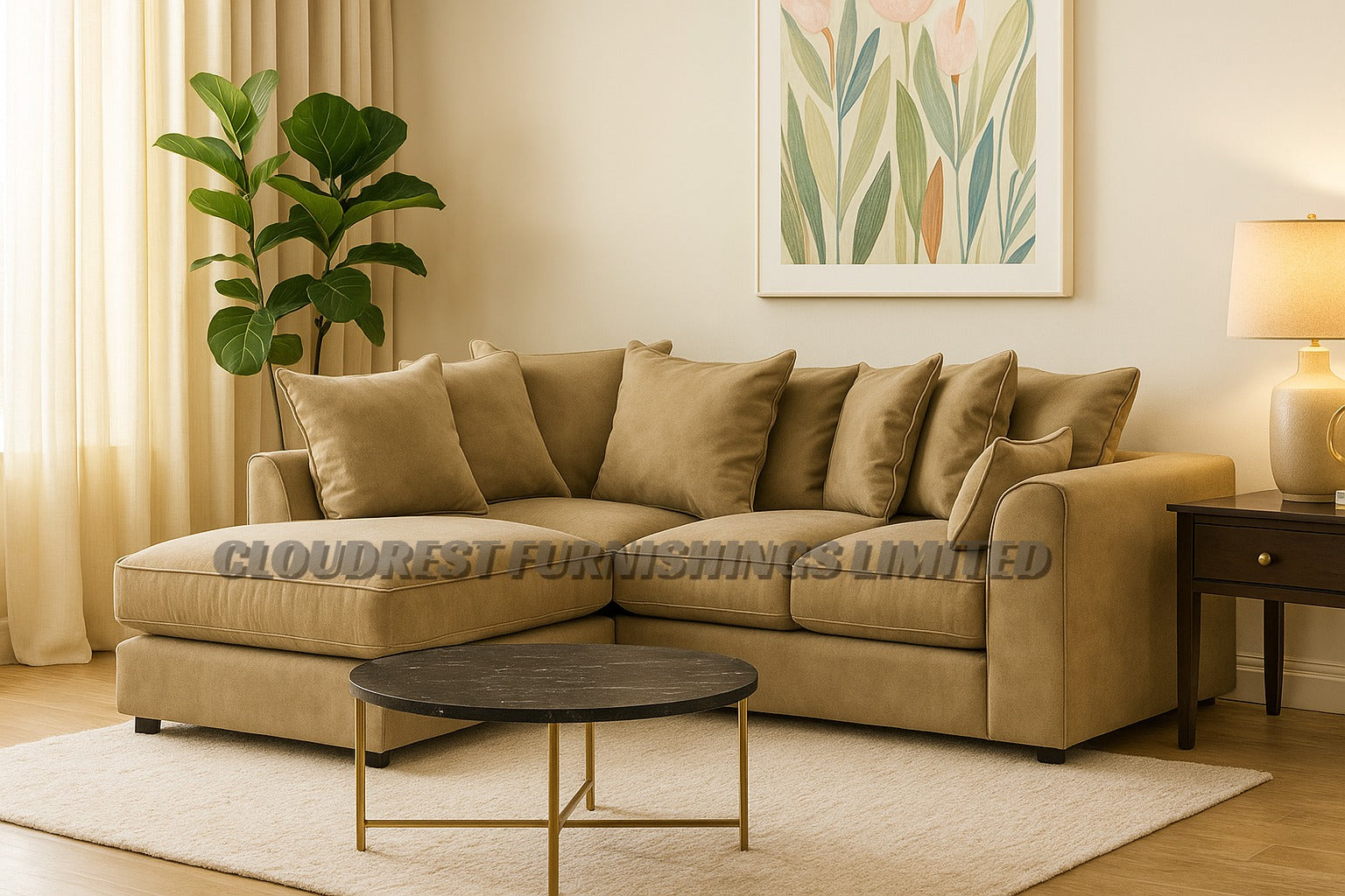 Dylan Plush Velvet Sofa Brand New Grey, Black, Silver, Beige, Navy Blue 3+2 Seater | Stylish Living Room Furniture