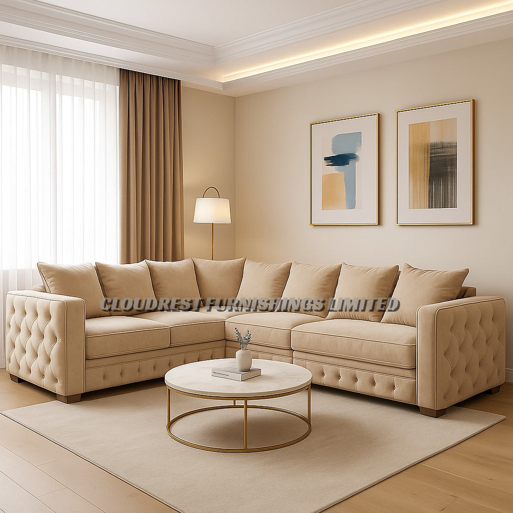 Maya Sofa Brand New Black, Grey, Cream, Navy Blue, Beige 3+2 Stylish Living Room Furniture