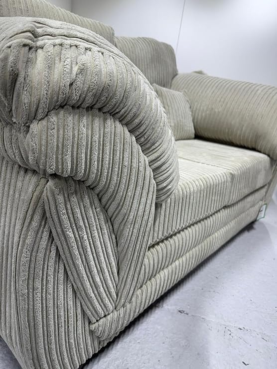 Jumbo Cord Mink 2 Seater Sofa for Lounge and Living Room