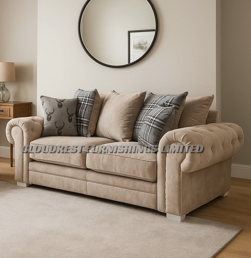 Verona Sofa Brand New Black, Grey, Mink Corner & 3+2 Seater | Stylish Living Room Furniture