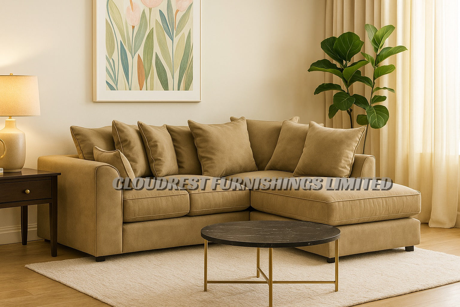 Dylan Plush Velvet Sofa Brand New Grey, Black, Silver, Beige, Navy Blue 3+2 Seater | Stylish Living Room Furniture