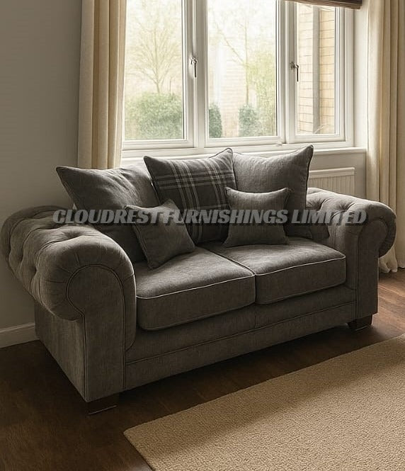 Verona Sofa Brand New Black, Grey, Mink Corner & 3+2 Seater | Stylish Living Room Furniture