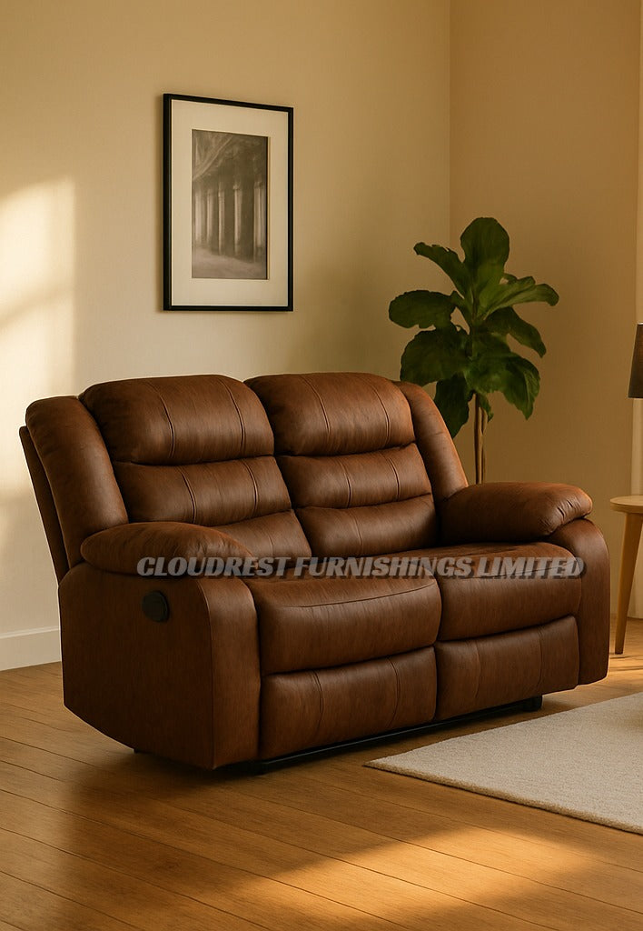 Roma Recliner Sofa Brand New Black, Grey, Brown 3+2 Or Corner Stylish Living Room Furniture