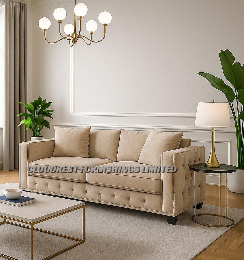 Maya Sofa Brand New Black, Grey, Cream, Navy Blue, Beige 3+2 Stylish Living Room Furniture