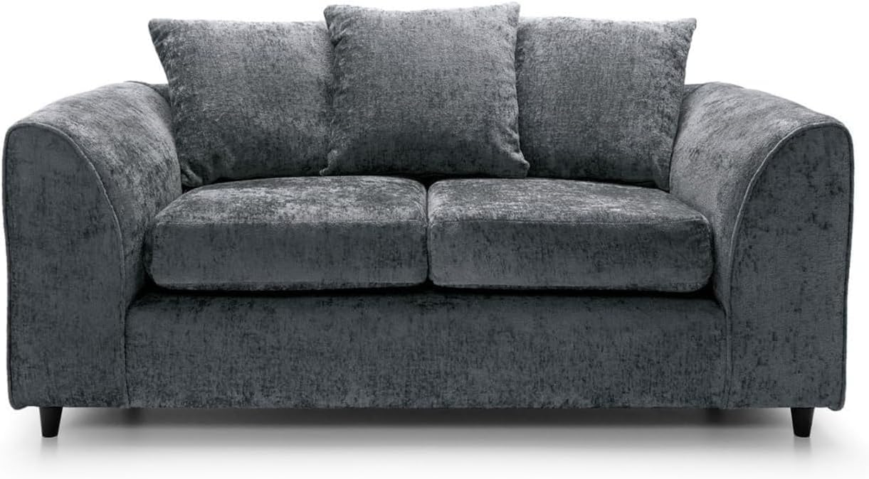 Dylan Alaska L Shape 4 Seater Corner Sofa (Dark Grey)