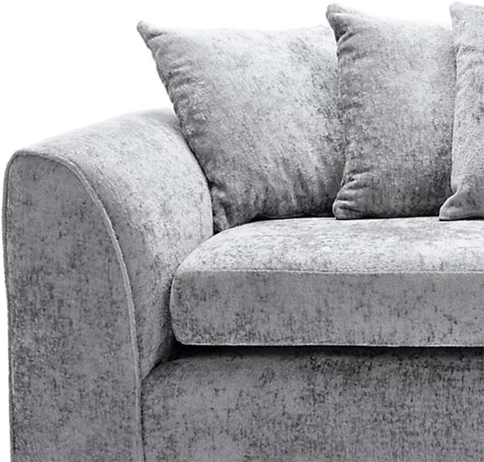 Dylan Alaska L Shape 4 Seater Corner Sofa (Light Grey)