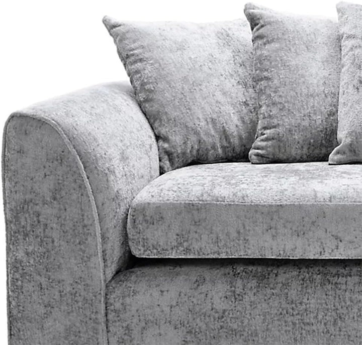 Dylan Alaska L Shape 4 Seater Corner Sofa (Light Grey)