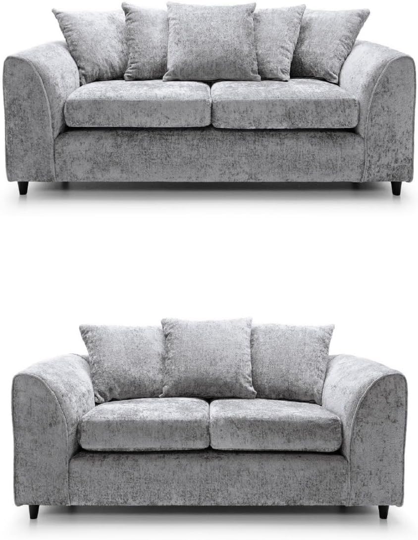 Dylan Alaska L Shape 4 Seater Corner Sofa (Light Grey)