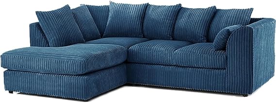 Dylan Jumbo Cord L shape 4 seater sofa