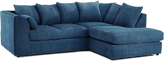 Dylan jumbo cord L shape 4 seater sofa