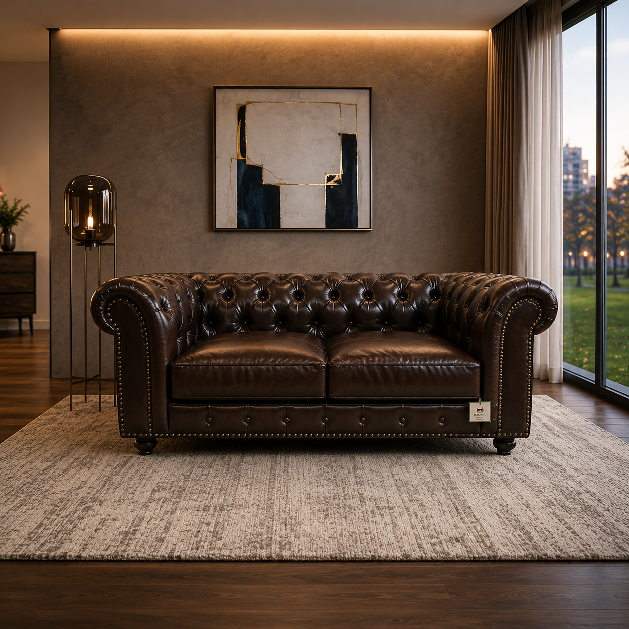 Elegant Chesterfield 3+2 Seater Sofa Set for Modern Homes