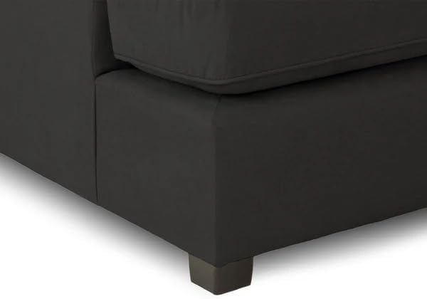 Cinema 4pc U shape Plush Velvet Sofa High Back Cushions