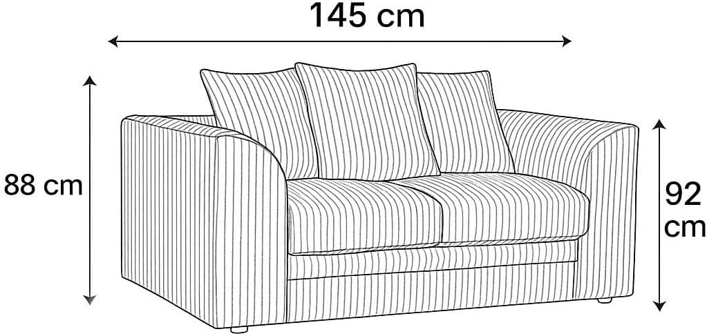 Dylan Crush Velvet L Shape 4, 5 Seater Corner Sofa (Mink)