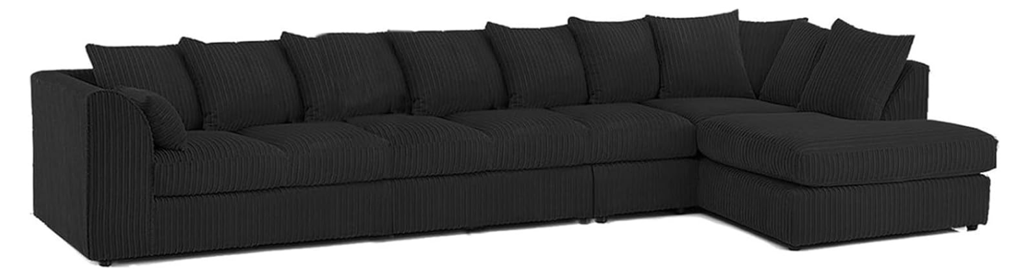 Dylan Jumbo Cord L Shape 7 Seater Left and Right Hand Corner Sofa