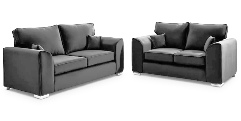 Dylan Plush Velvet L Shape 4 Seater Corner Sofa (Grey)