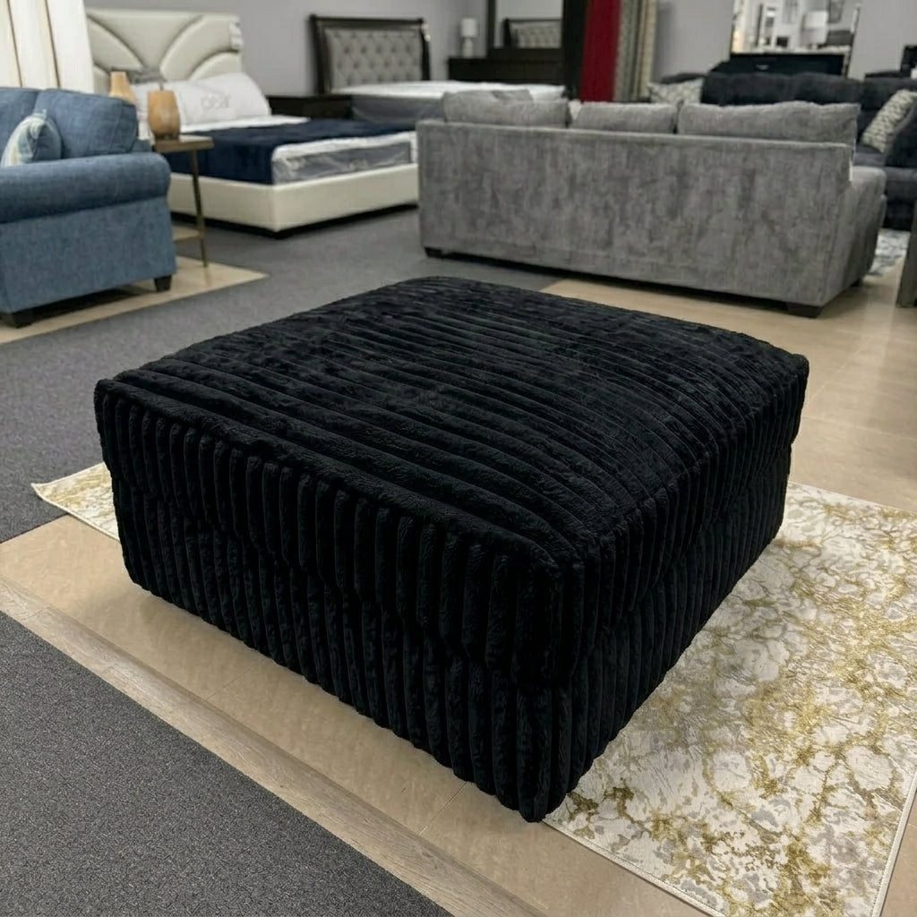 Straight Arm 2c2 Thick Cord 5 Seater Sofa
