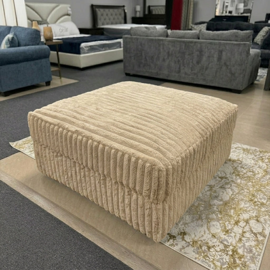 Straight Arm 2c2 Thick Cord 5 Seater Sofa
