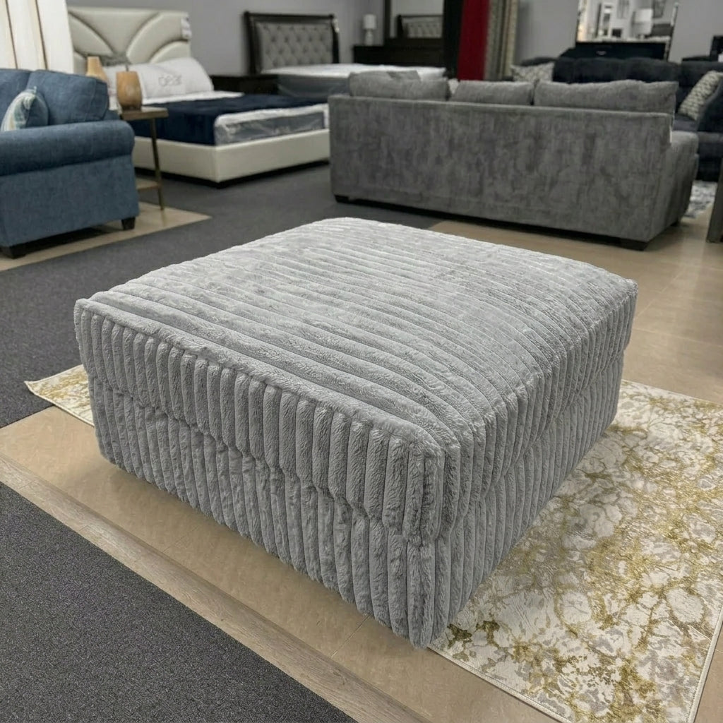 Straight Arm 2c2 Thick Cord 5 Seater Sofa